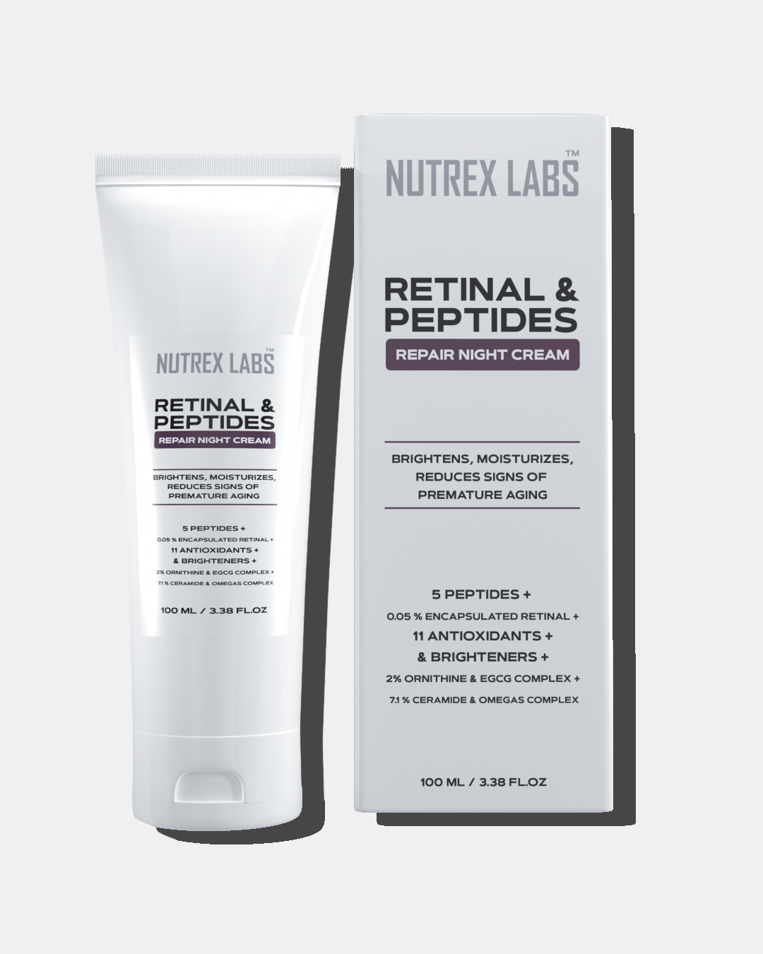 Night Repair & Hydration Duo – Retinal Cream & Hyaluronic Serum