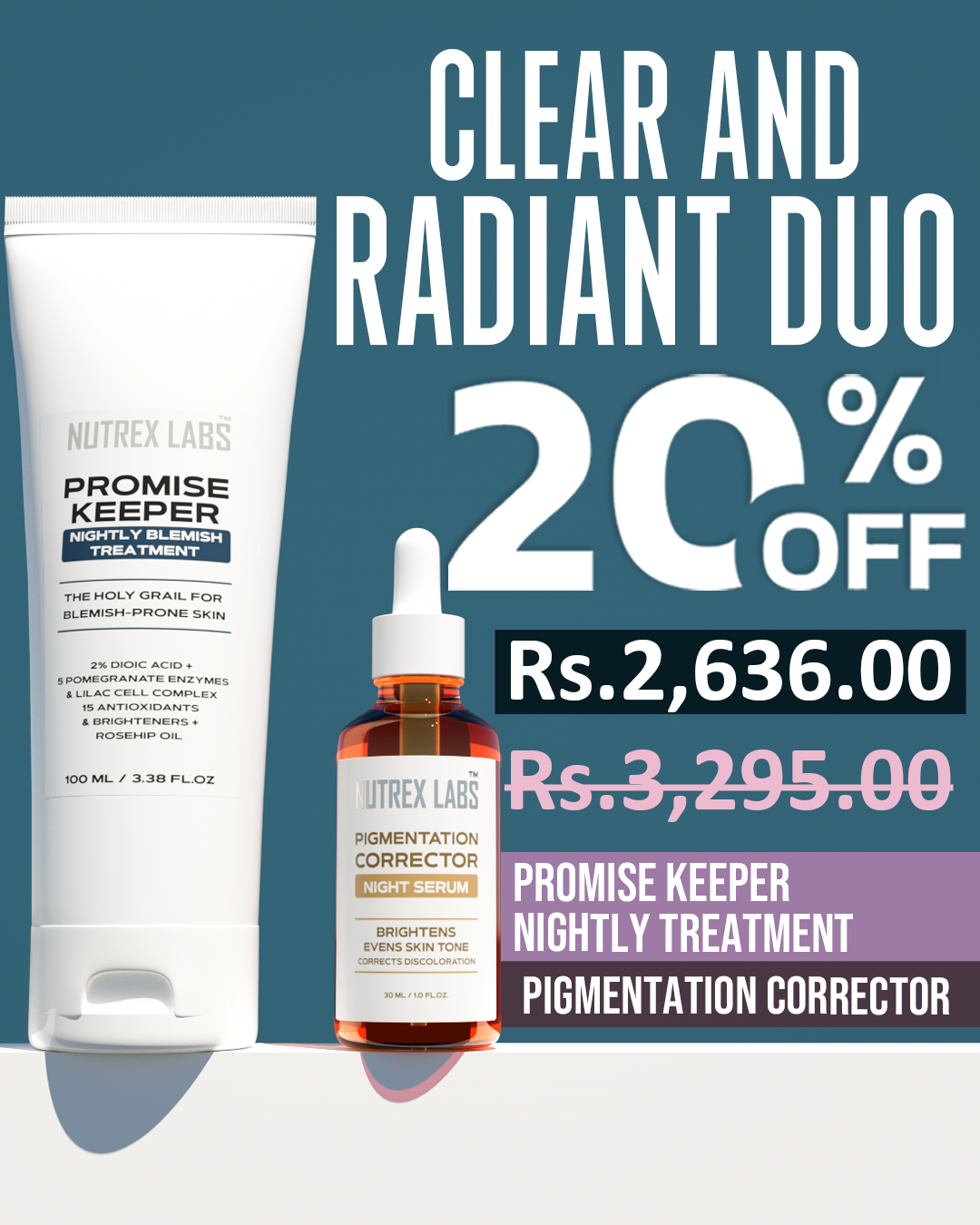 Clear & Radiant Duo – Blemish Control & Pigmentation Correction Set