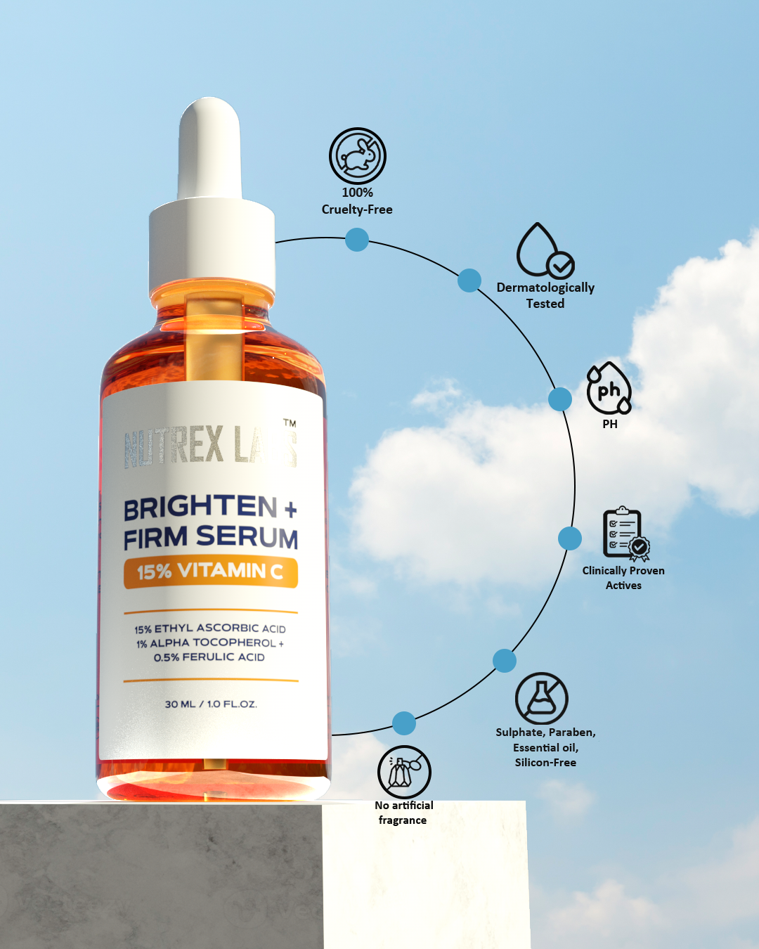 Brighten + Firm 15% Vitamin C Serum