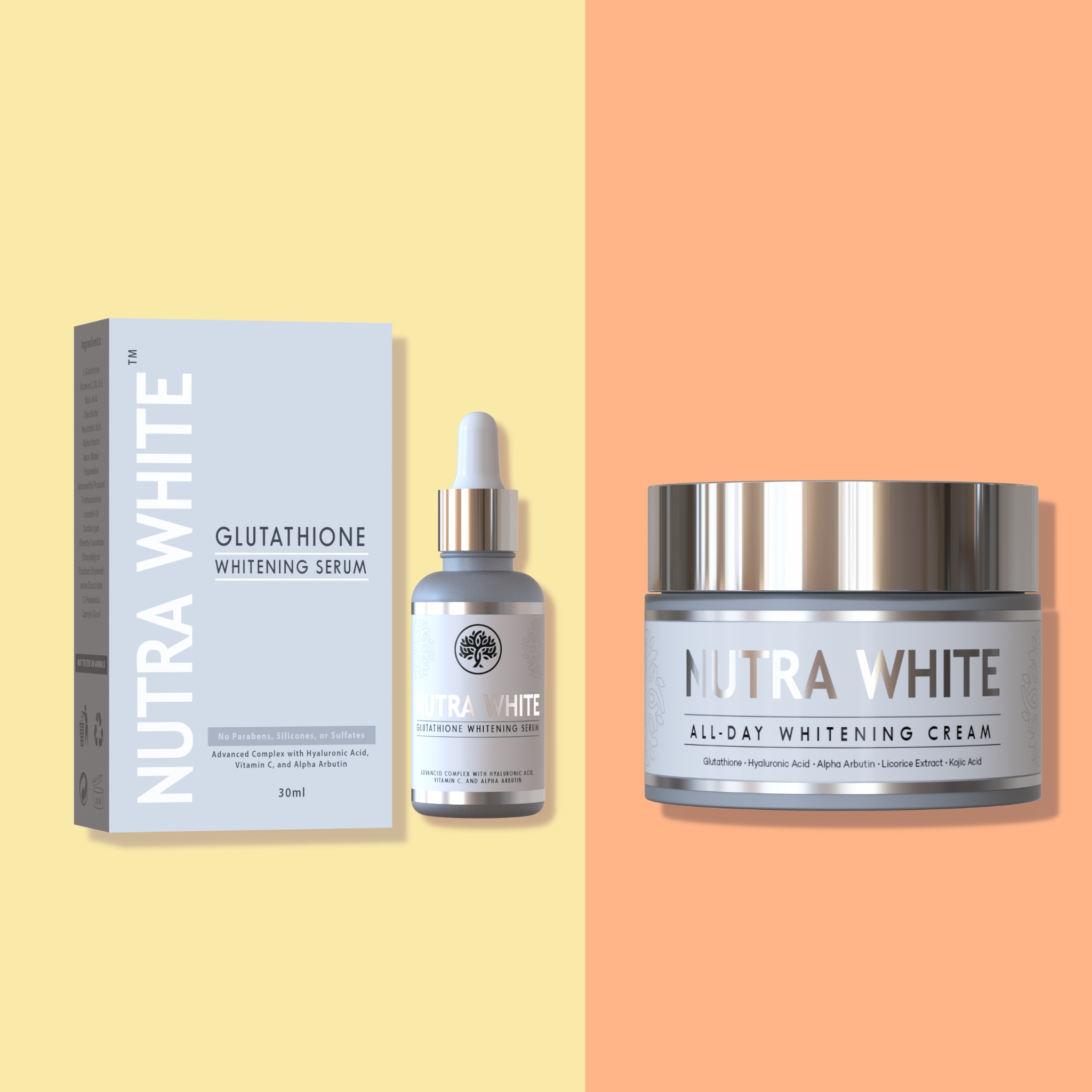 Nutra White All-Day Whitening Cream + Serum